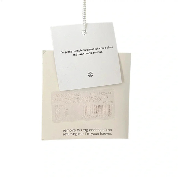 Missguided Green Slinky Gathered Wrap Bodycon Dress 10 - Picture 3 of 3